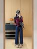 Xiao He 2026 Embroidered Denim Slim Straight-Leg Women's Jeans