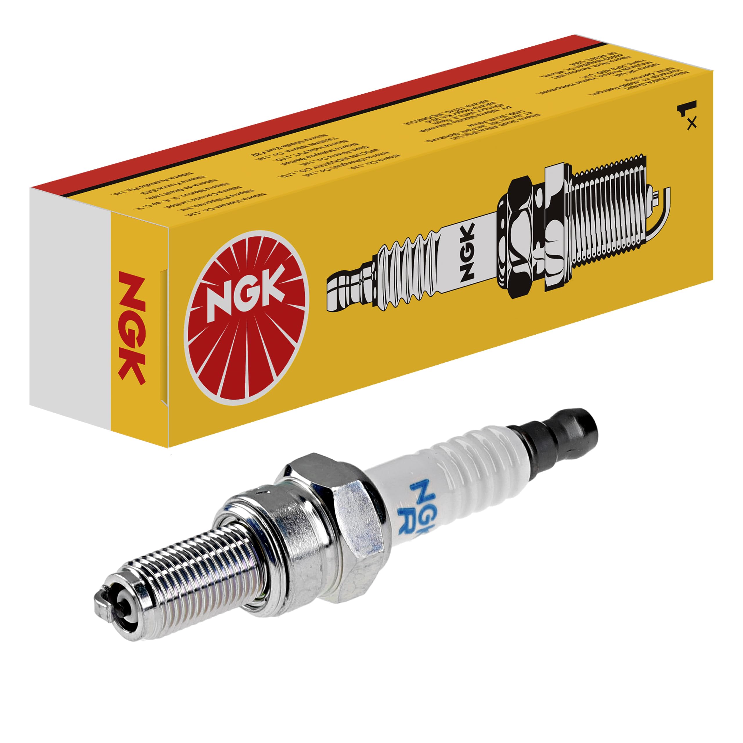

NGK (6955) CR9EB Standard Spark Plug, Pack of 1 0.8mm
