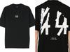 2026 44 GRUPA ETYKIET Bawełniany T-shirt Męski Damski Hip Hop Z Nadrukiem Liter T-shirt 44 Marka Projektanta Koszulki Topy Streetwear Nowy