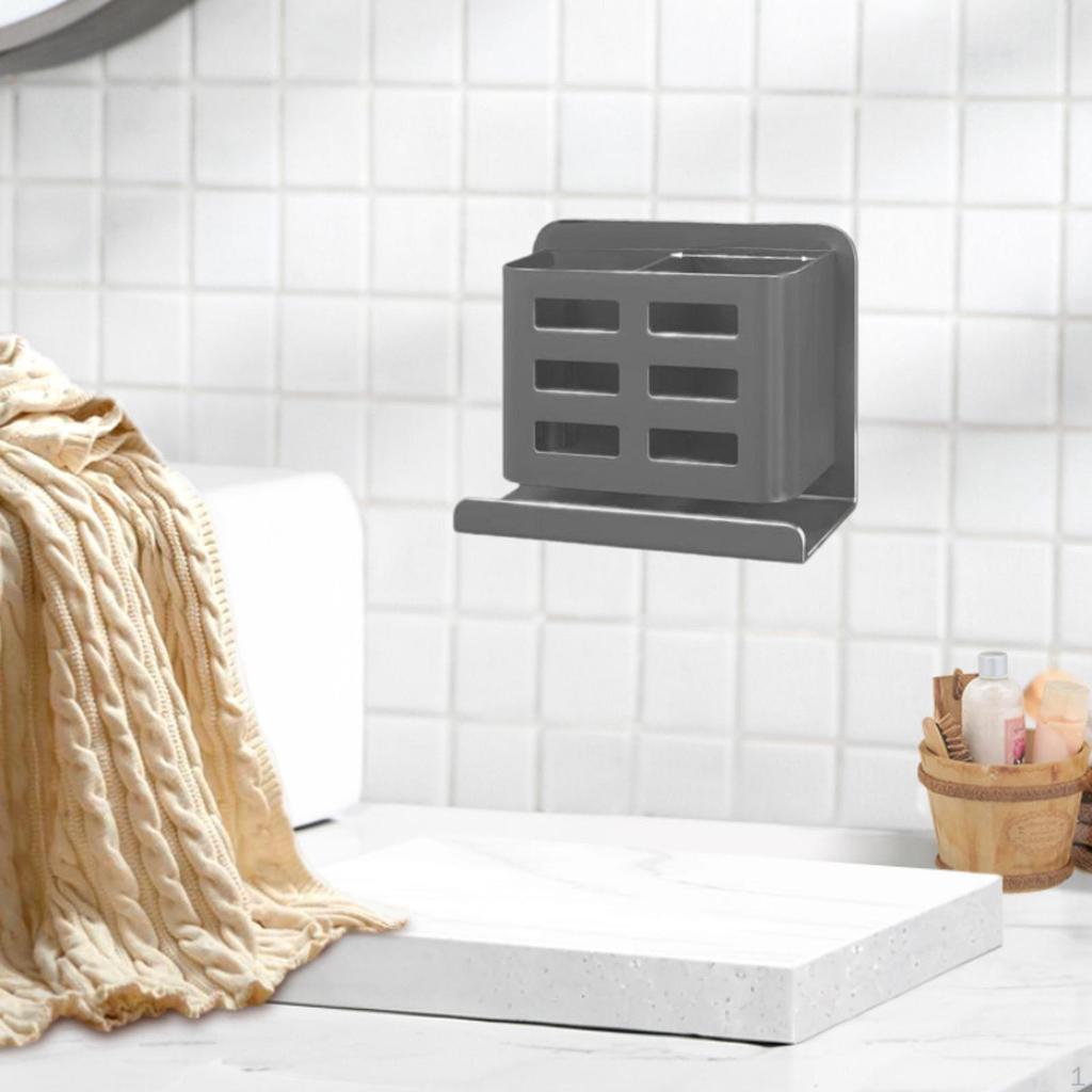 Bathroom Organizer Box for Electric Toothbrush And Paste Holder