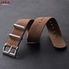 Ribbed Nylon Watch Band 20mm 22mm Comfortable Watch Straps Loop Military Washable Bracelet for Men Watchbands Watch Accessories