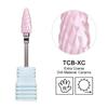 Ceramic Milling Cutter Flame Carbide Nail Drill Bits Pink Gel Remover Electric Machine Drills Polishing Peeling Nails Art Tools