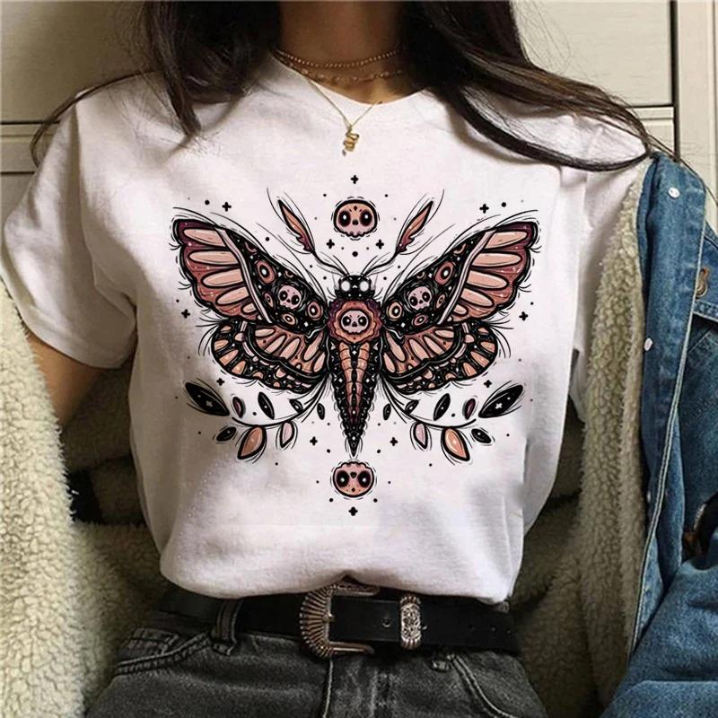 Animals Printing T-Shirt Top Basic Tees Women'S Shirt Short Sleeve Neck Fashion Casual Sport Clothes Harajuku Style High Quality