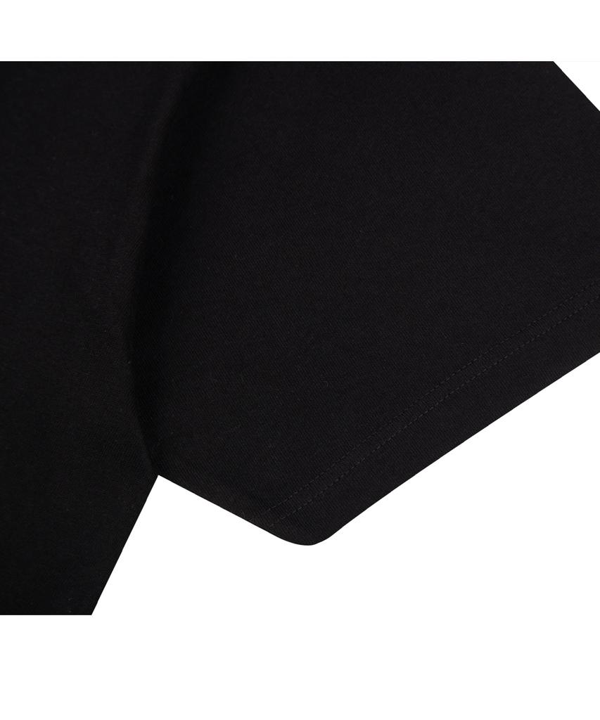 CREAM SODA LAB Lab Flower Cream Short Sleeve T-Shirt Black
