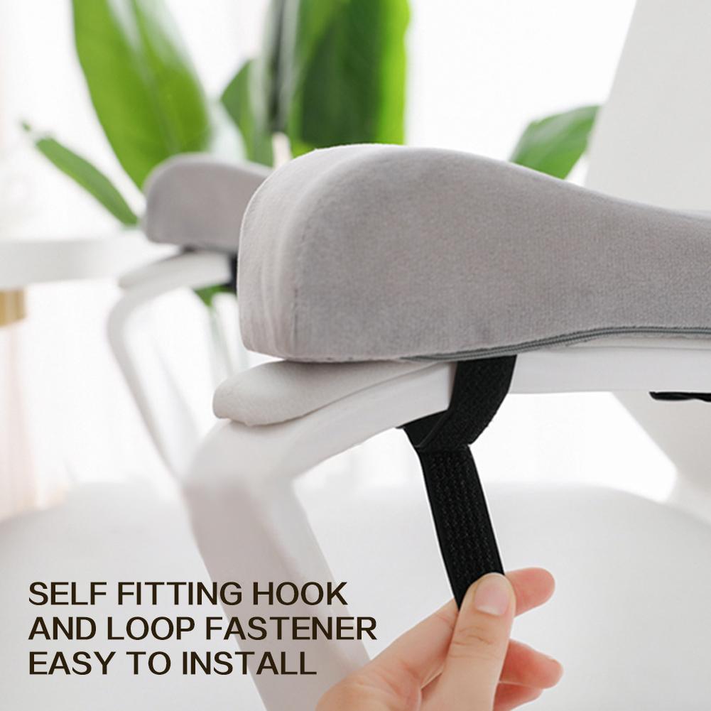 2pcs Soft Armrest Cushion,Home/Office Chair Arm Rest Elbow Support Pads,Soft Comfortable Chair Arm Pads For Various Types Chair