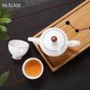 Multifunctional Tea Set Accessories Sheep Fat Jade Porcelain Teapot White Porcelain Xi Shi Pot Gift Ceramic Set Teapot
