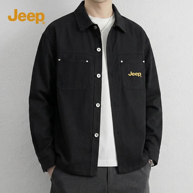 JEEP Men s American Style Cotton Overshirt 2XL
