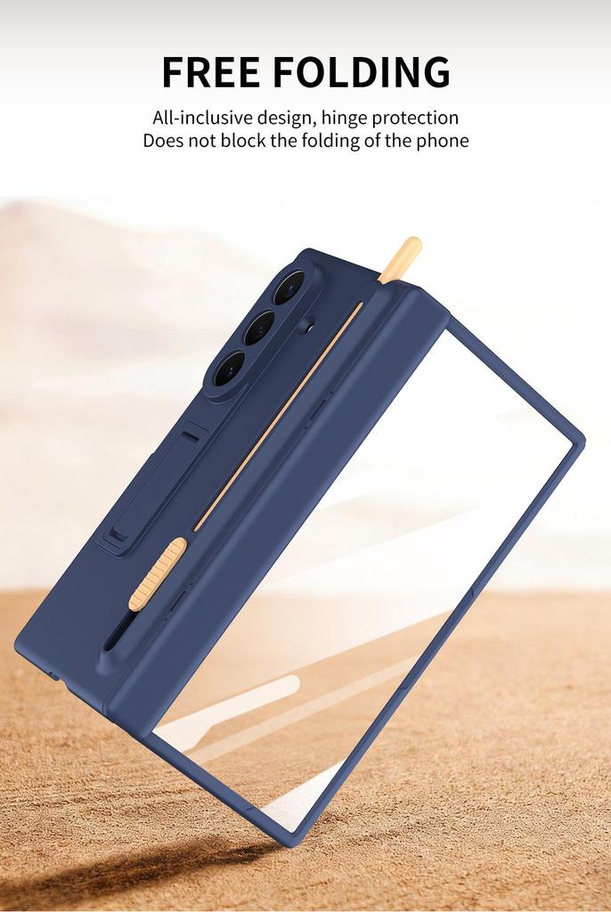 Samsung Galaxy Z TriFold Phone Case with Stylus Holder - Full Hinge Coverage