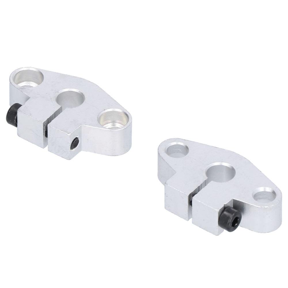 2pcs Rod Clamping Support Linear Shaft Support Horizontal Mount Flange Mount Bracket For 3D Printer