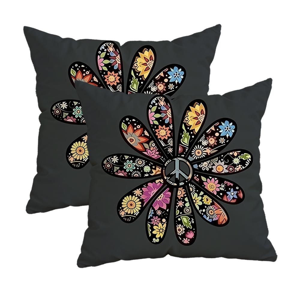 Positive Mind Vibes Life Pillowcasezipper Design, Decorative Pillowcase, 45X45 Cm Pillowcase