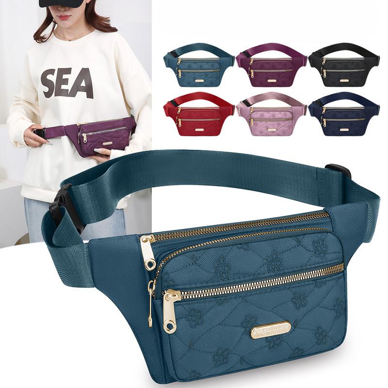 Fashion Purse Multifunctional Sports Men's Wear-resistant Large Capacity Mobile Phone Bag Outdoor Site Business Cashier Shoulder Bag
