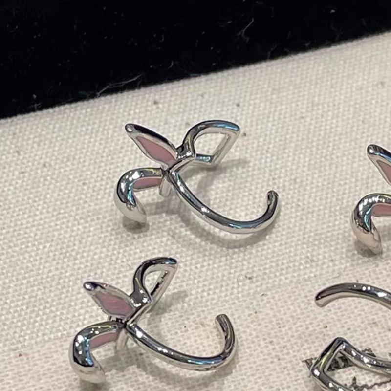 Adorable Rabbits Ear Bone Ear Cuffs Alloy Accessories Comfortable Wear for Casual or Formal Occasions