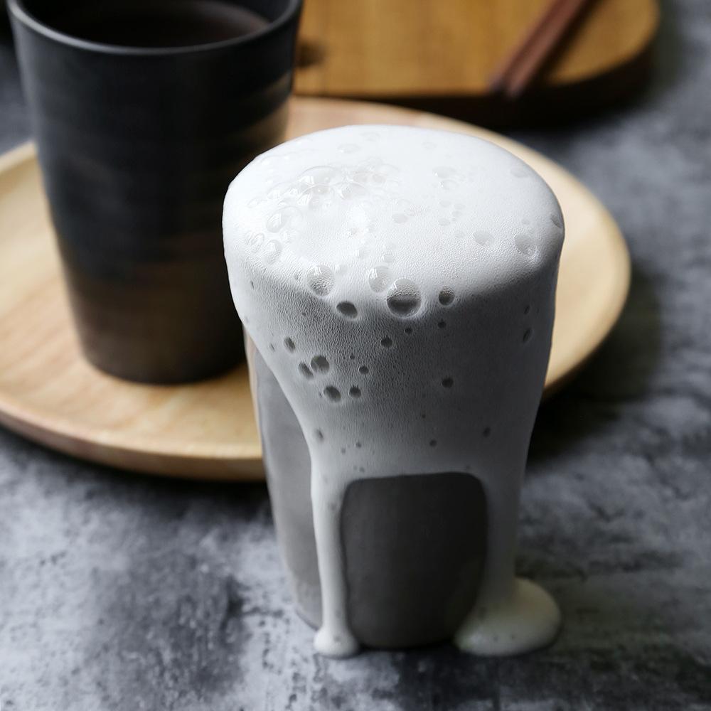 European and American Customers, Water Cup Ceramic Beer Cup Japanese Tea Cup Retro Household Juice Cup Milk Cup Straight Cup