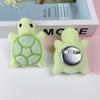 Sweet Turtles Children Toy Key Pendant Furry Miniature Plush Toy Keyring for Bags and Key Carry Along
