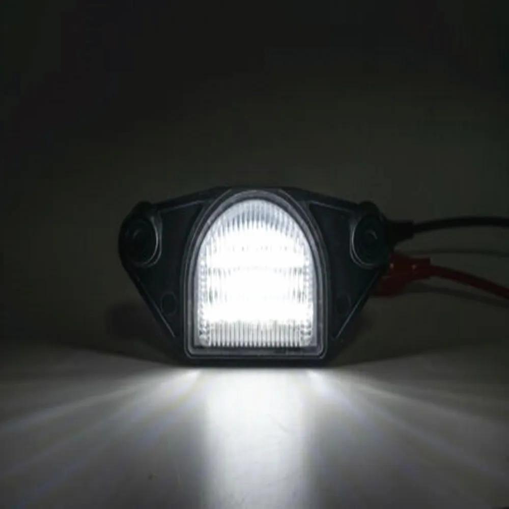 2x White Led License Plate Number Light For Chevrolet Impala Monte Carlo Lumina SSR Beretta S10 C1500 C2500 K2500 K3500 Lamp