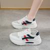 2025 Summer Women's Shoes New Breathable Hollow Mesh Shoes Children's Korean Version Versatile Platform Sports Shoes Casual Dad Shoes