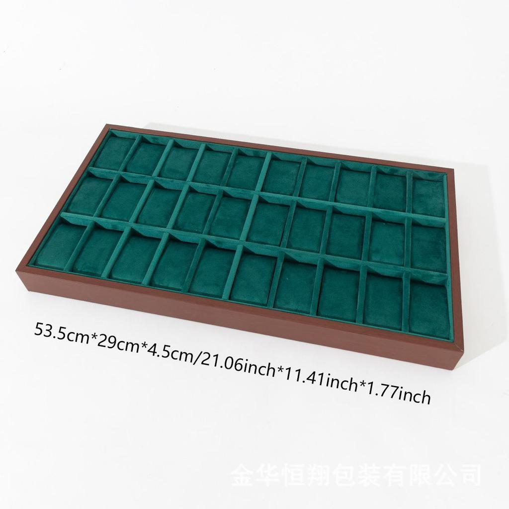 Watch Display and Storage Box with Velvet Stand