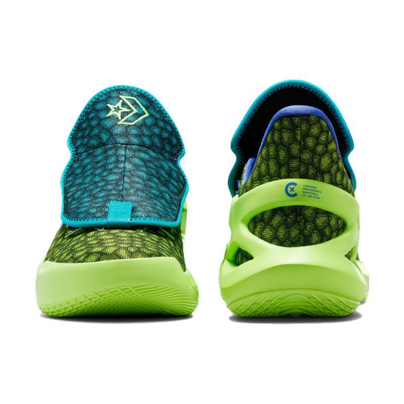 Converse ALL STAR BB TRILLIANT CX Round Toe Lace-up Abrasion Resistant Low Top Basketball Shoes Unisex Teal Green