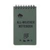 Durable Waterproof Pocket Notebook Tactical All Weather Paper Ideal for Outdoor Adventures Field Recording Waterproof Notebook
