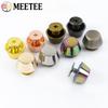 5/10/20Pcs Meetee Metal Nails Buckle Handbag Bottom Protecting Feet Bucket Shape Flat Studs Screw Rivets Bag Leather Accessories
