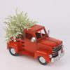 Hot-Selling Classic Christmas Pickup Truck Iron Decoration Model