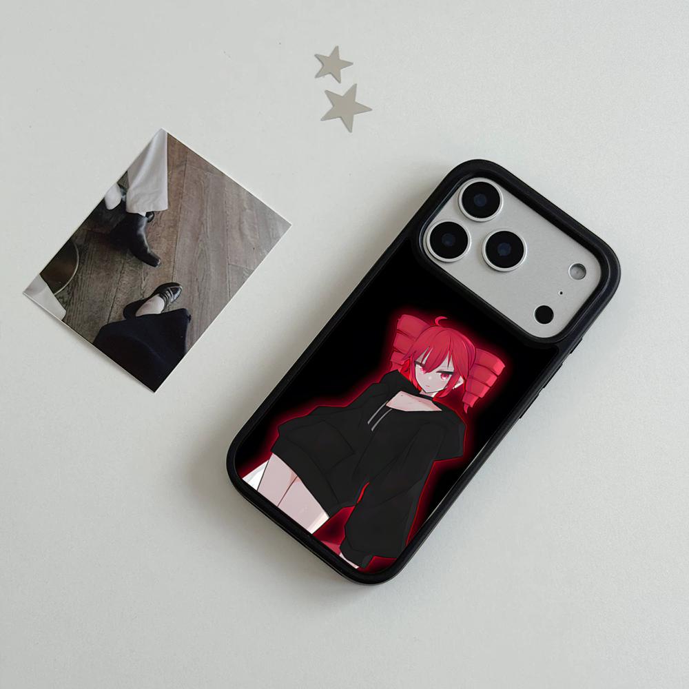 Fukouna Girl K-Kasane T-Teto Phone Case For IPhone 17 Air 16 15 14 Plus 13 12 11 Pro Max Dual Tone Hard PC Fashion Protective C