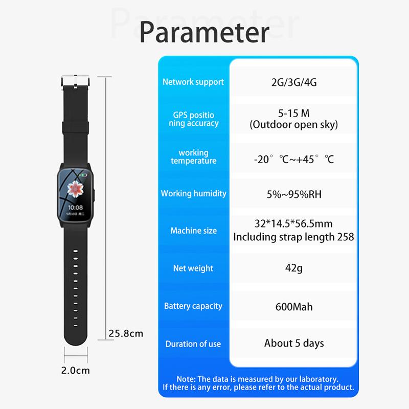 Men Smartwatch SIM Card GPS Smart Watches For The Elderly Can Be Inserted Into The Card Anti-lost Tracking Artifact Gps Anti-lost Positioning Bracelet