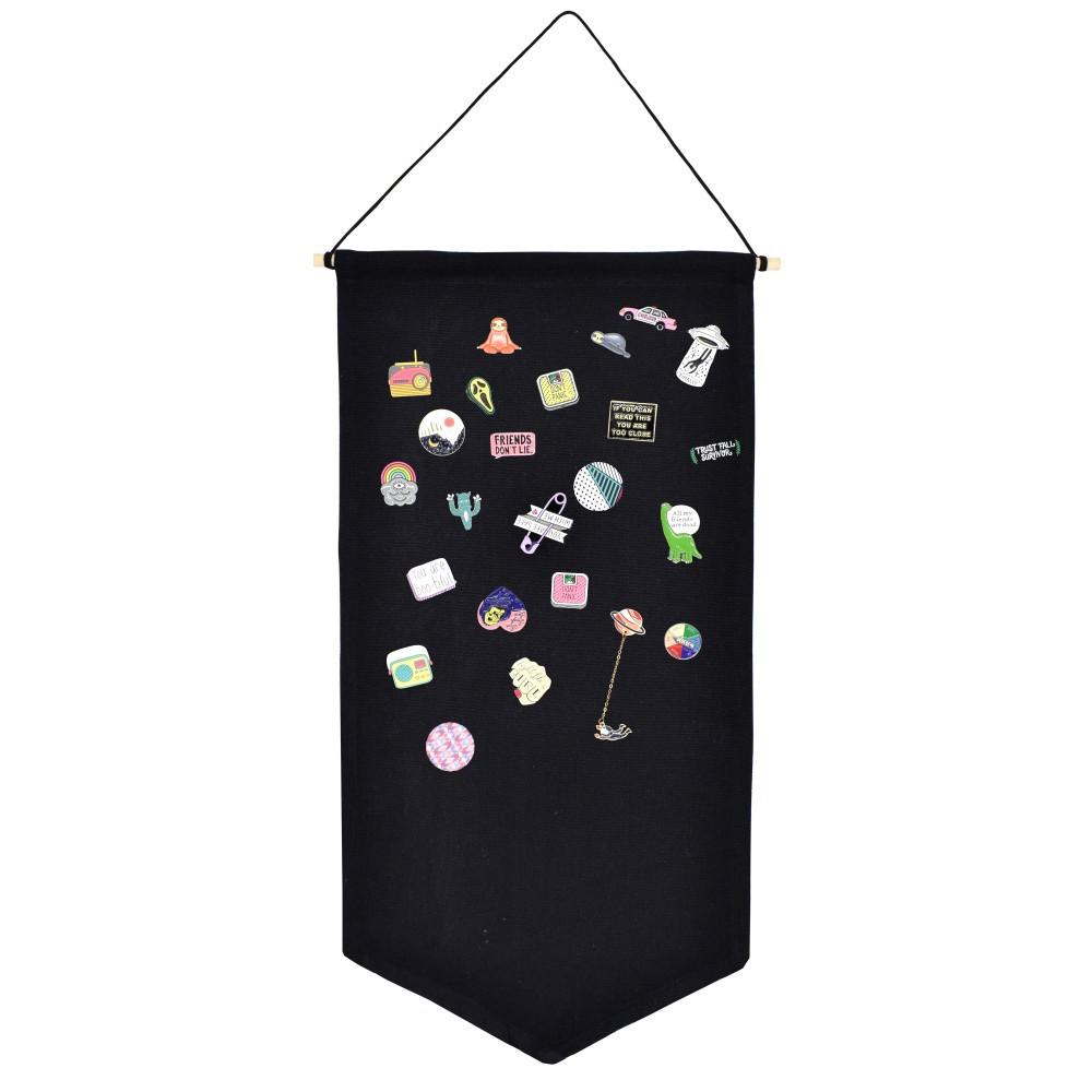 Large Badge Display Stand Fabric Collection Board For Pins And Medals Organizer Hanging Storage Cloth