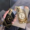 Gorgeous letter gold "R" For Samsung A 01 52S A04 A05S A10 A12 13 22 23 24 36 42 M02 Note 10 20Ultra 8 9 Golden glass phone case