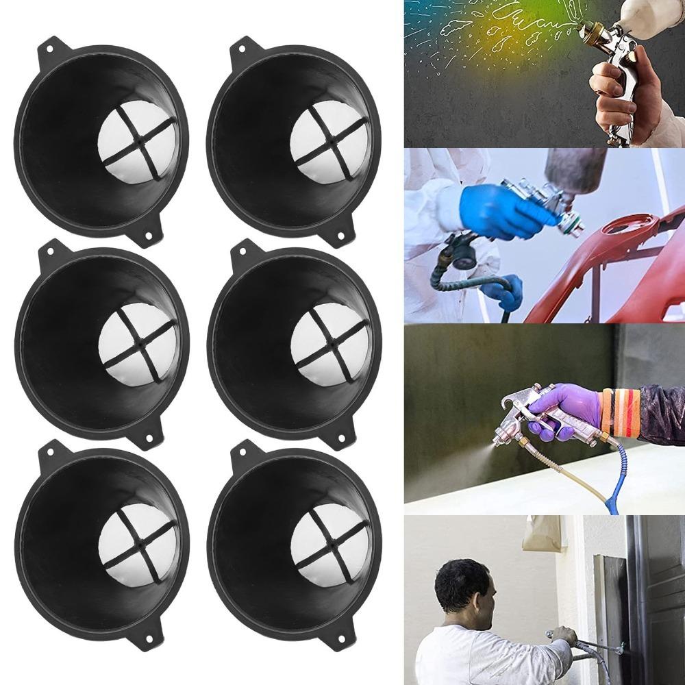 6pcs/30pcs Fine Mesh Paint Filter Plastic Material Nylon Mesh Filter Oil Based Paints 6pcs