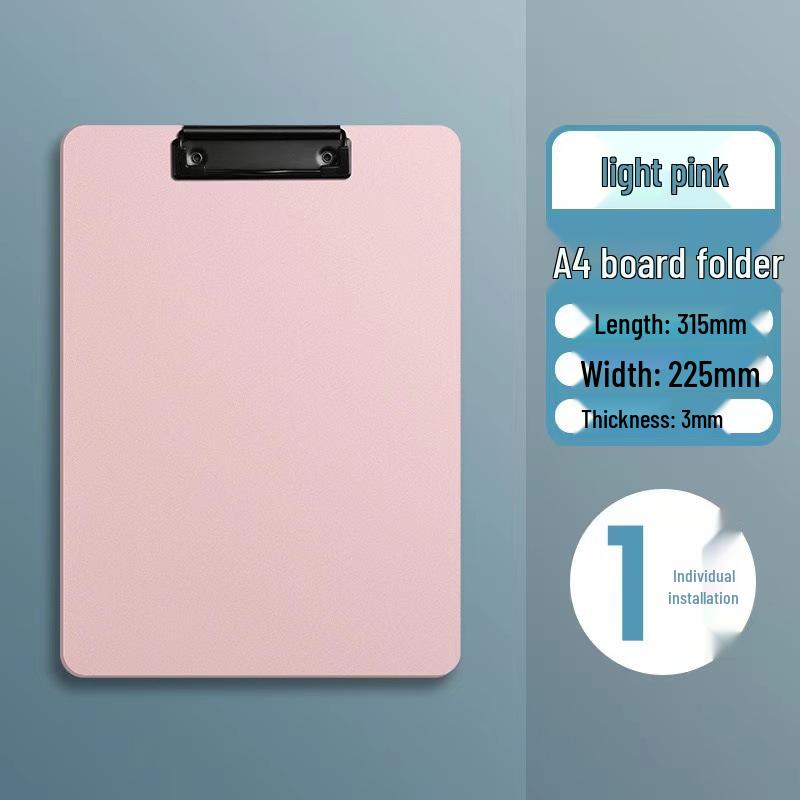 Morandi Color A4 Clipboard Pad: Plastic Folder & Drawing Board