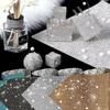 Self-adhesive Rhinestones Glitter Diamond Stickers Adhesive Crystal DIY Diamond Decoration Sticker Phone Car Trim Decor Decal