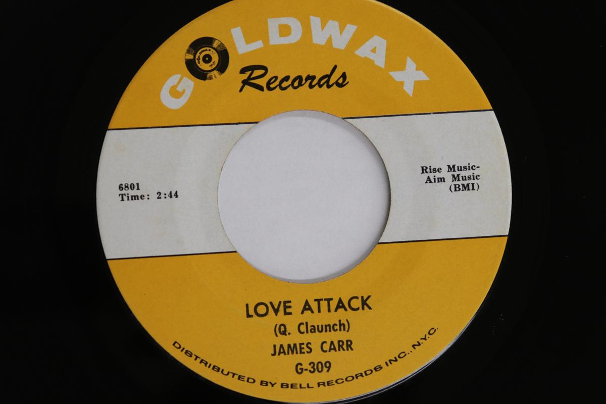 

7-дюймовая пластинка ДЖЕЙМС КАРР - Любовная атака / Возвращаясь ко мне Bab G309 GOLDWAX RECORDS 1966 США Соул/Фанк Б/У