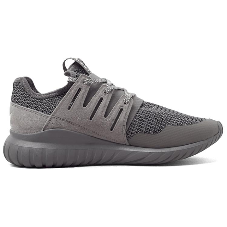 Adidas Tubular Radial Charcoal Solid Grey Unisex Sneakers Vintage-White S76718