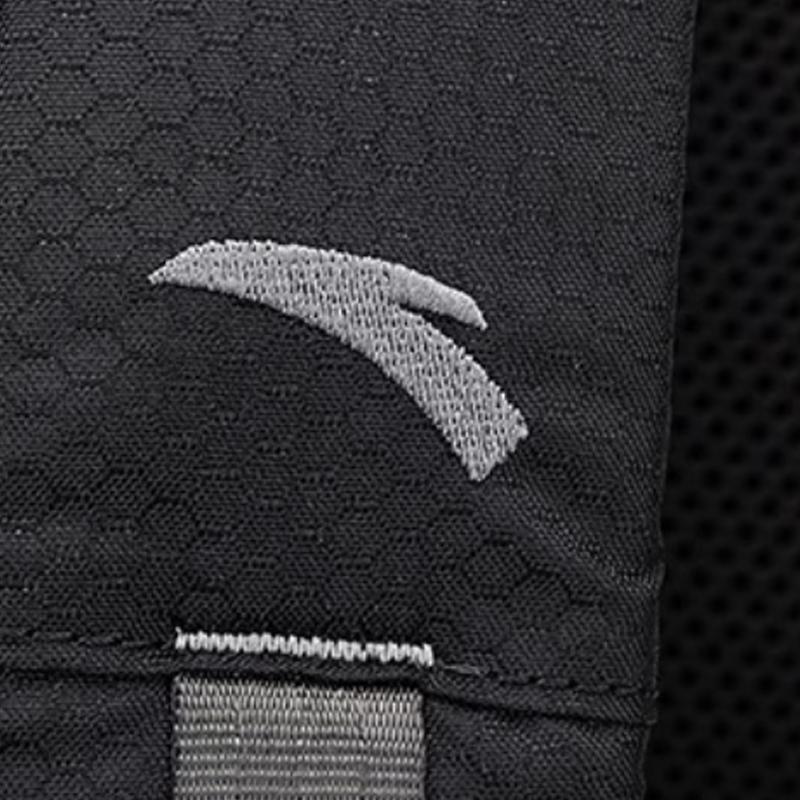 New Anta Polyester Backpack Unisex Black 192526163-1