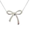 [Used] TIFFANY 925 Ribbon Necklace/Pendant/j77-9