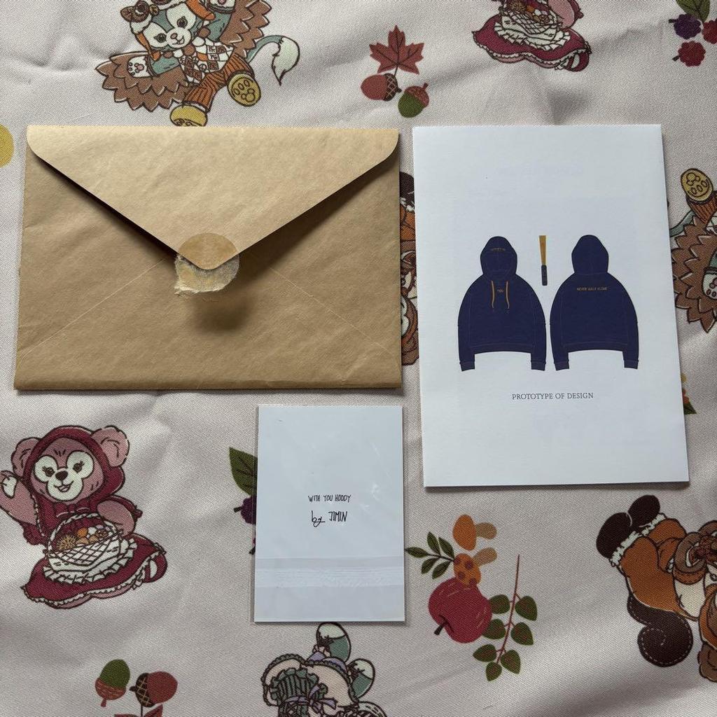 [USED] Official BTS Artist-Made Jimin Hoodie, Size M, with Photocard