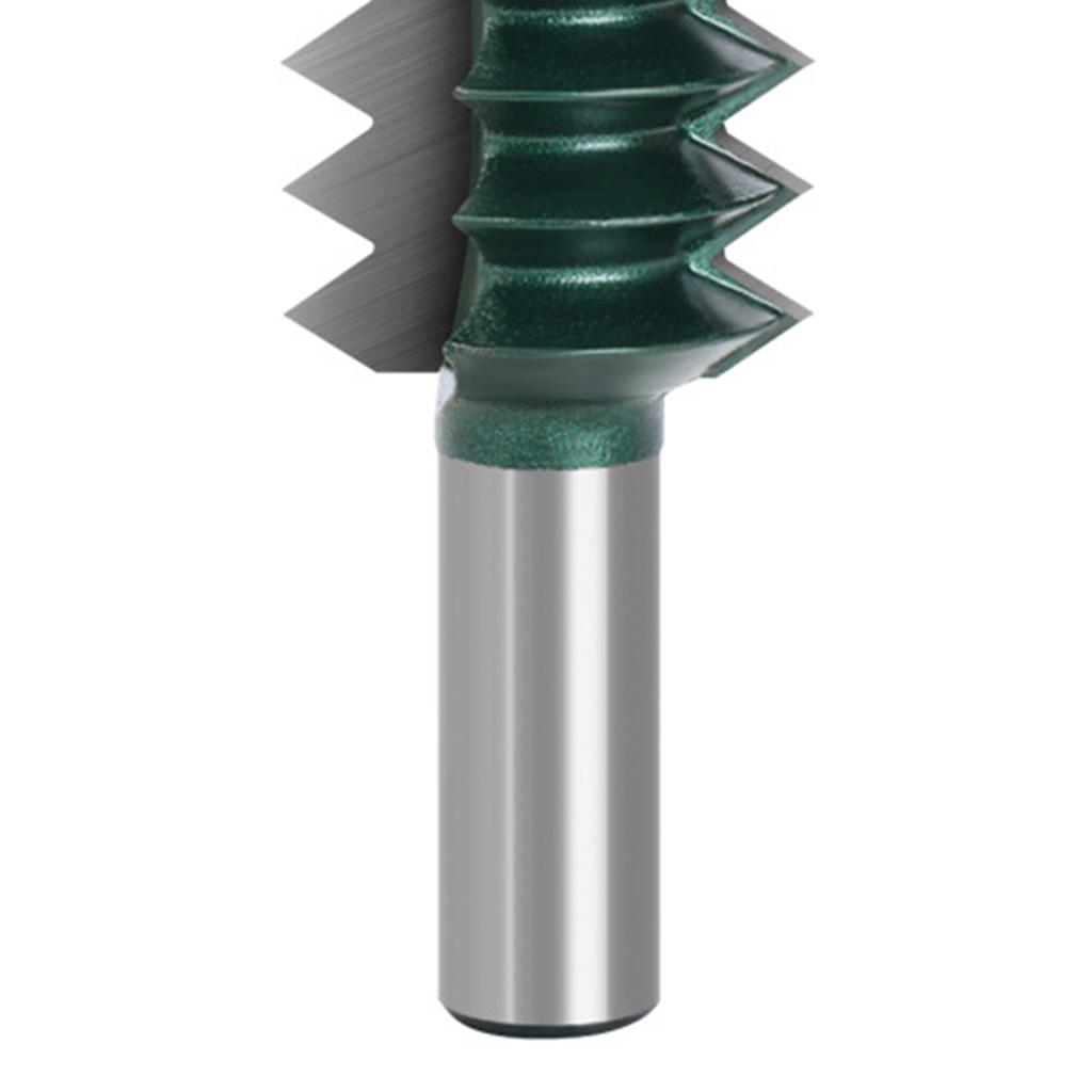 Multi Tooth Router Bit 12mm Shank Carbide Line Type Wood Milling Knife for Woodworking