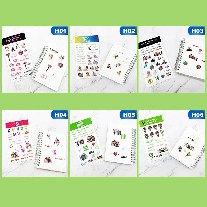 buy kpop x1 blackpink exo twice fans diy stationery sticker waterproof transparent decoration stickers at affordable prices free shipping real reviews with photos joom