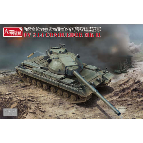 

Amusing Hobby 1/35 British Heavy Tank FV214 Conqueror MK.2 Plastic Model Kit AMH35A027