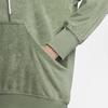 (WMNS) Nike Terry Drawstring Hoodie 'Green' Women's DV7825-386