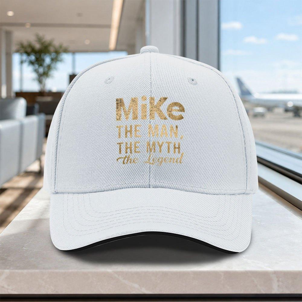 Mike Print Adjustable Baseball Cap Lightweight Unisex Hat For Outdoor Weddings Parties