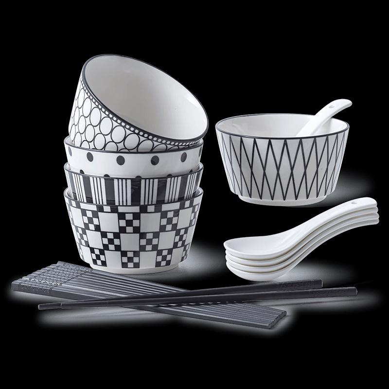 PHMI Fashion Ceramic Dinnerware Set, 15-Piece