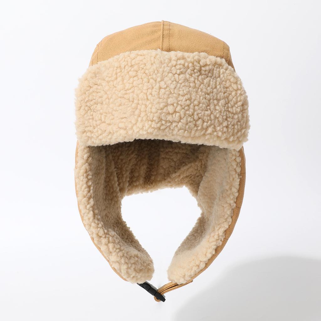 Winter Outdoor Cycling Cold-Proof And Windproof Ear Protection Cycling Skiing Thunder Front Hat Cold-Proof And Velvet Warm Hat