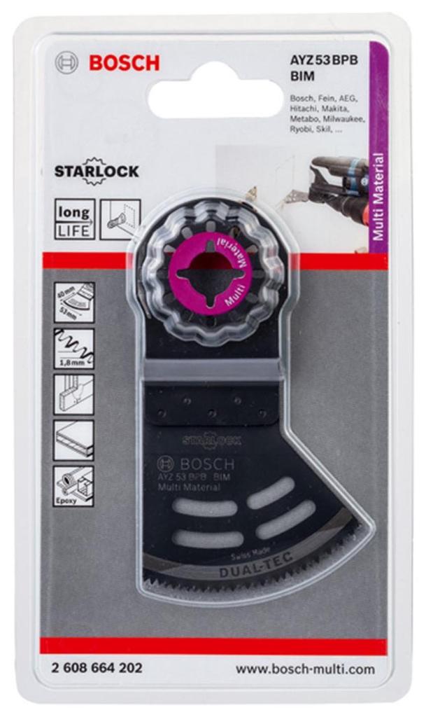BOSCH Starlock 53mm Blade Cut-Off/Multi-Tool (AYZ53BPB)