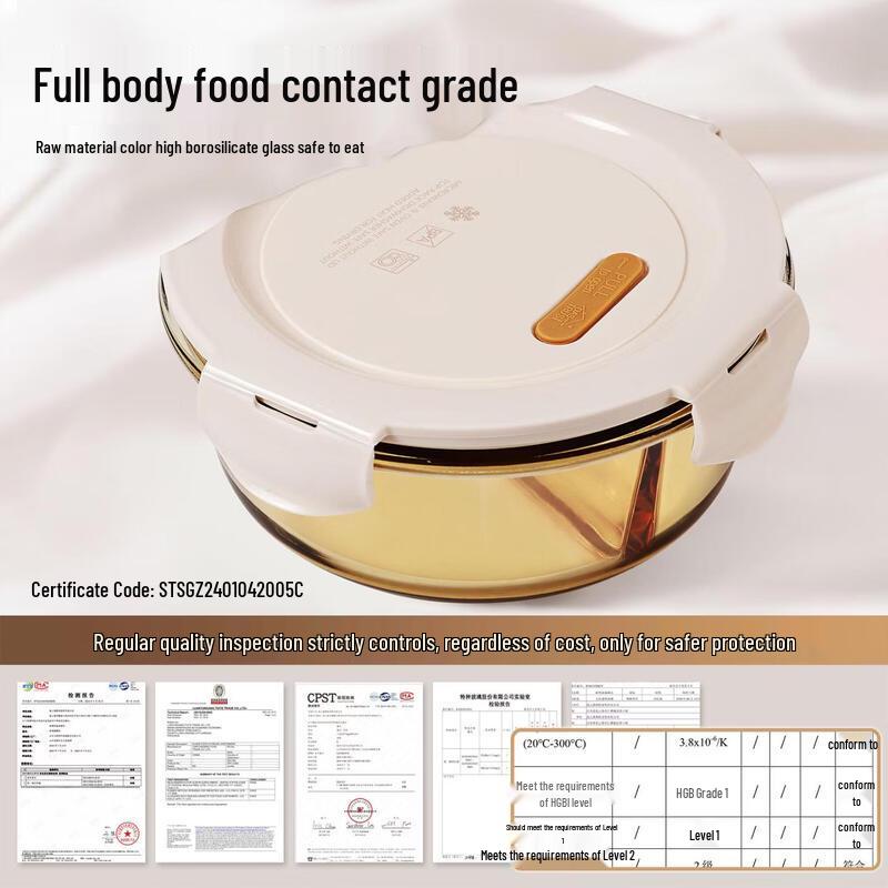 Sichun Aesthetic Heat-Resistant Glass Lunch Box Set