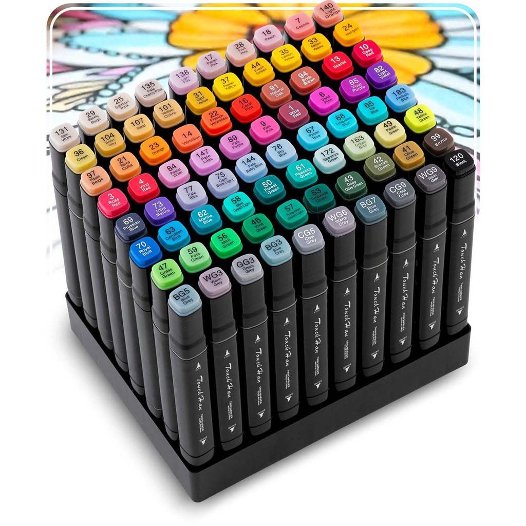 Alcohol Markers With Bag, Nukido