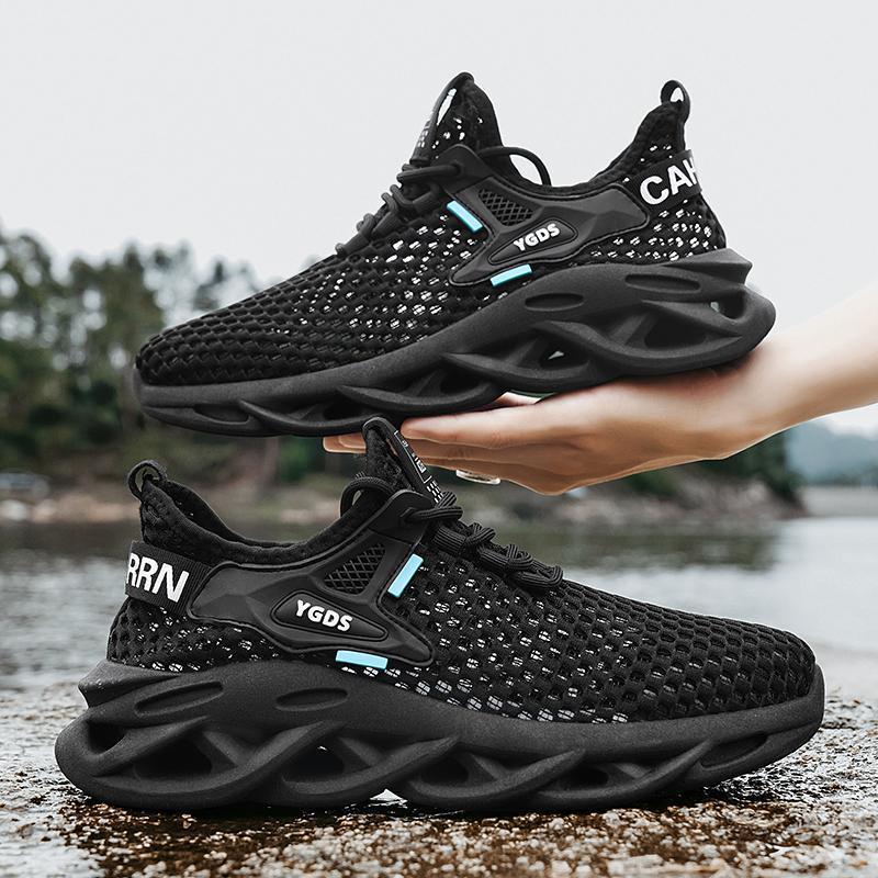 Men's Summer Lightweight Mesh Sandals - Breathable Hollow Out Casual Running Shoes