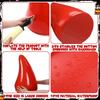 2 Pcs 20 X 12 Inch Oversize Halloween Devil Horn Car Decoration Extra Large Inflatable Devil Horn Stickers Red Gothic Horror Halloween Car