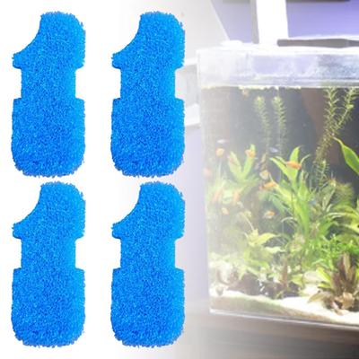 4 Pieces Aquarium Pads Replacement Water Purification Cleaning Supplies Washable Sponge